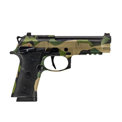 Beretta 92xi Sao Fs 9mm 4.7" - 18rnd Splinter Camo 2 Mags