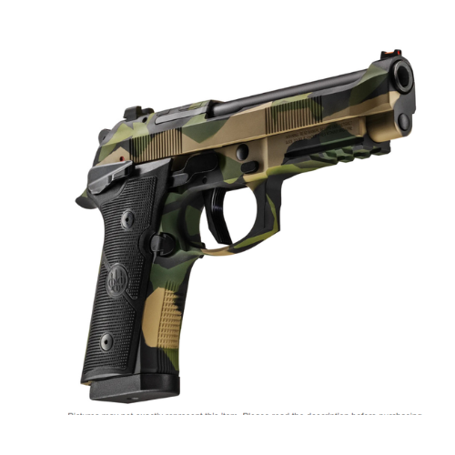 Beretta 92xi Sao Fs 9mm 4.7" - 18rnd Splinter Camo 2 Mags