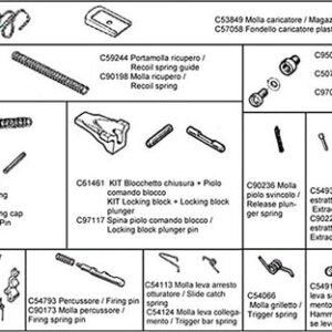 Beretta Spare Parts Kit For - 92 Series Pistols